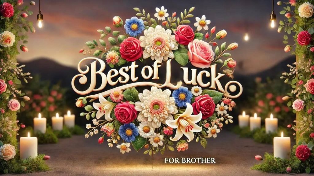 Heartfelt best of luck wishes for brother, Encouraging good luck messages for my brother, Inspirational best of luck quotes for brother,