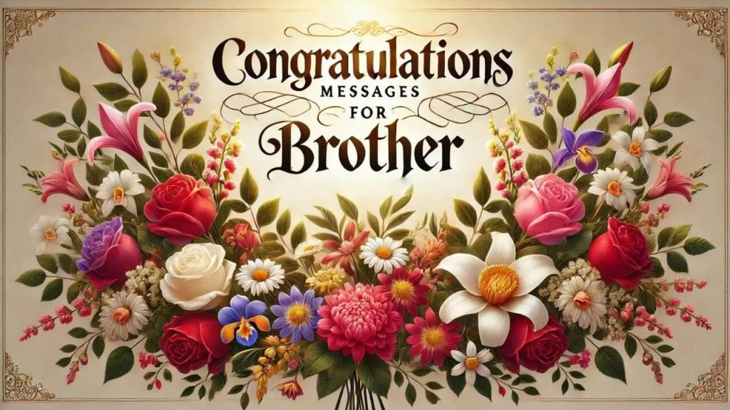 Heartfelt congratulations messages for my brother's achievement, Inspirational congratulations text for brother on his success, Warm wishes and congratulations notes for brother's milestone