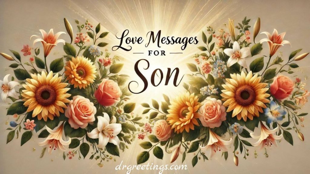 Sweet Love Messages for Your Awesome Son