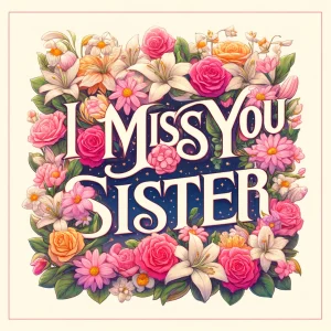 Miss u Whatsapp Message ,Message for Sister