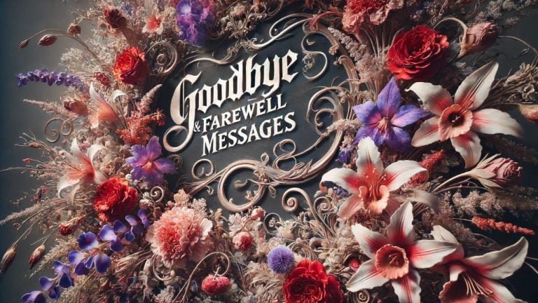 good bye wishes , good bye love messages