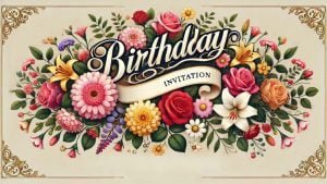 Birthday Invitation for Loved Ones