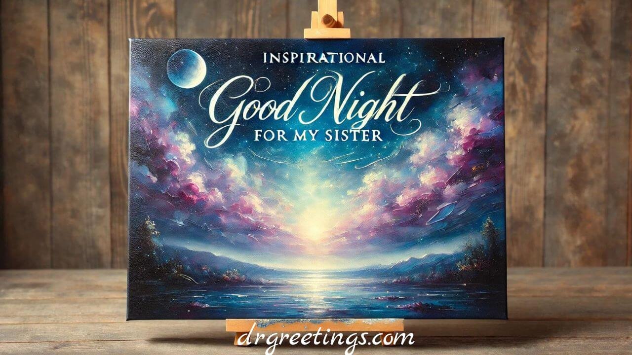 60+ Inspirational Good Night Messages for My Sister | Heartfelt Quotes ...