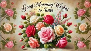 Heartfelt Good morning messages for sister’s birthday morning, Uplifting morning wishes for sister’s big day