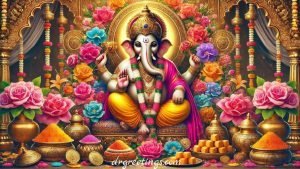 Divine Lord Ganesha blessings for success, Ganesha quotes for prosperity and wisdom