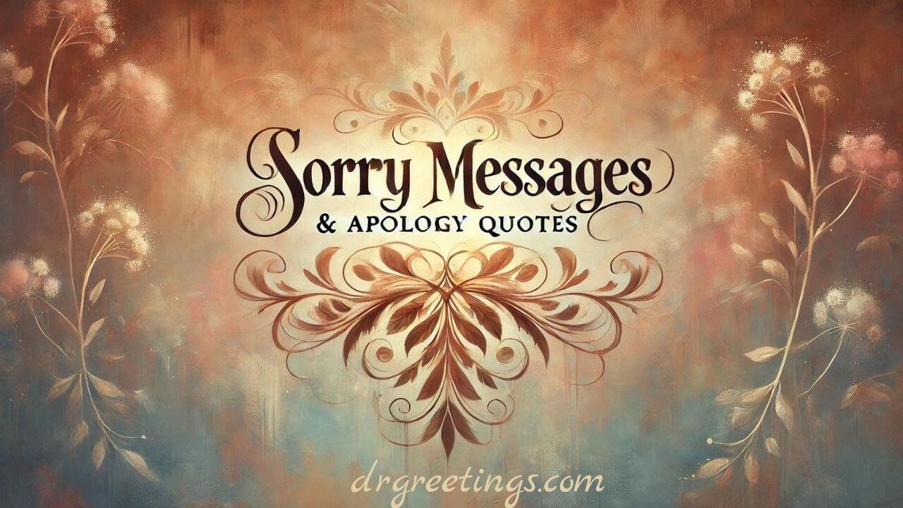 100+ Heartfelt and Sincere Sorry Messages & Apology Quotes to Say Sorry ...