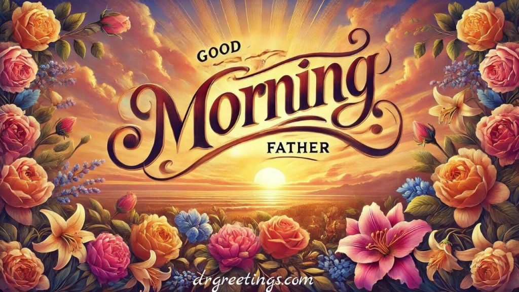 Heartwarming morning wishes for dad, Inspirational good morning texts for father