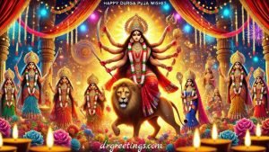 Durga Puja messages for son, daughter, parents, and spouse, Loving Durga Puja greetings for husband and wife