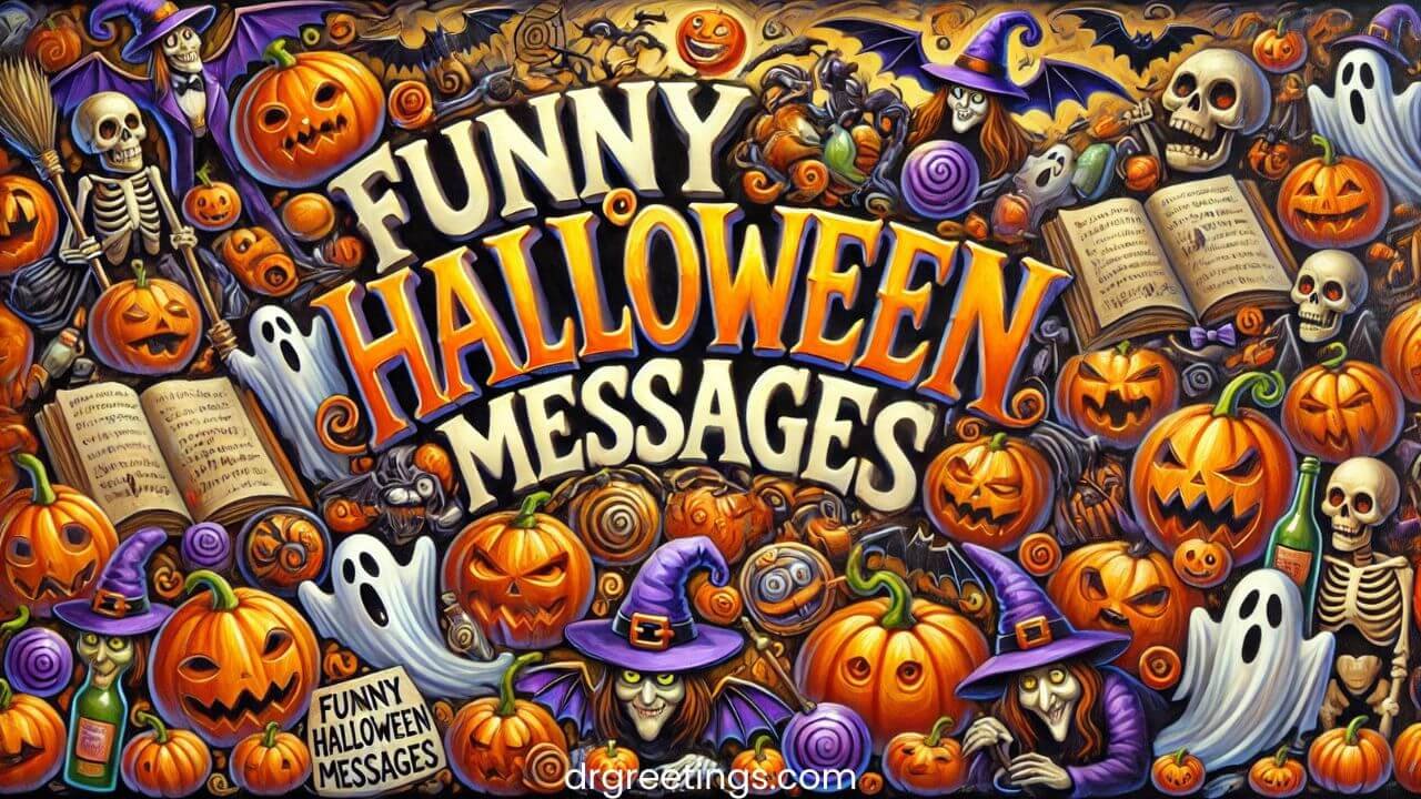 Happy Halloween Wishes humor for friends and family , Spooky Happy Halloween message for colleagues , Best Happy Halloween jokes and wishes