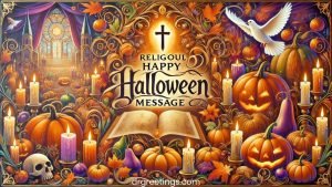 Faith-filled Halloween Wishes , Spiritual Halloween Blessings, Christian Halloween Greetings